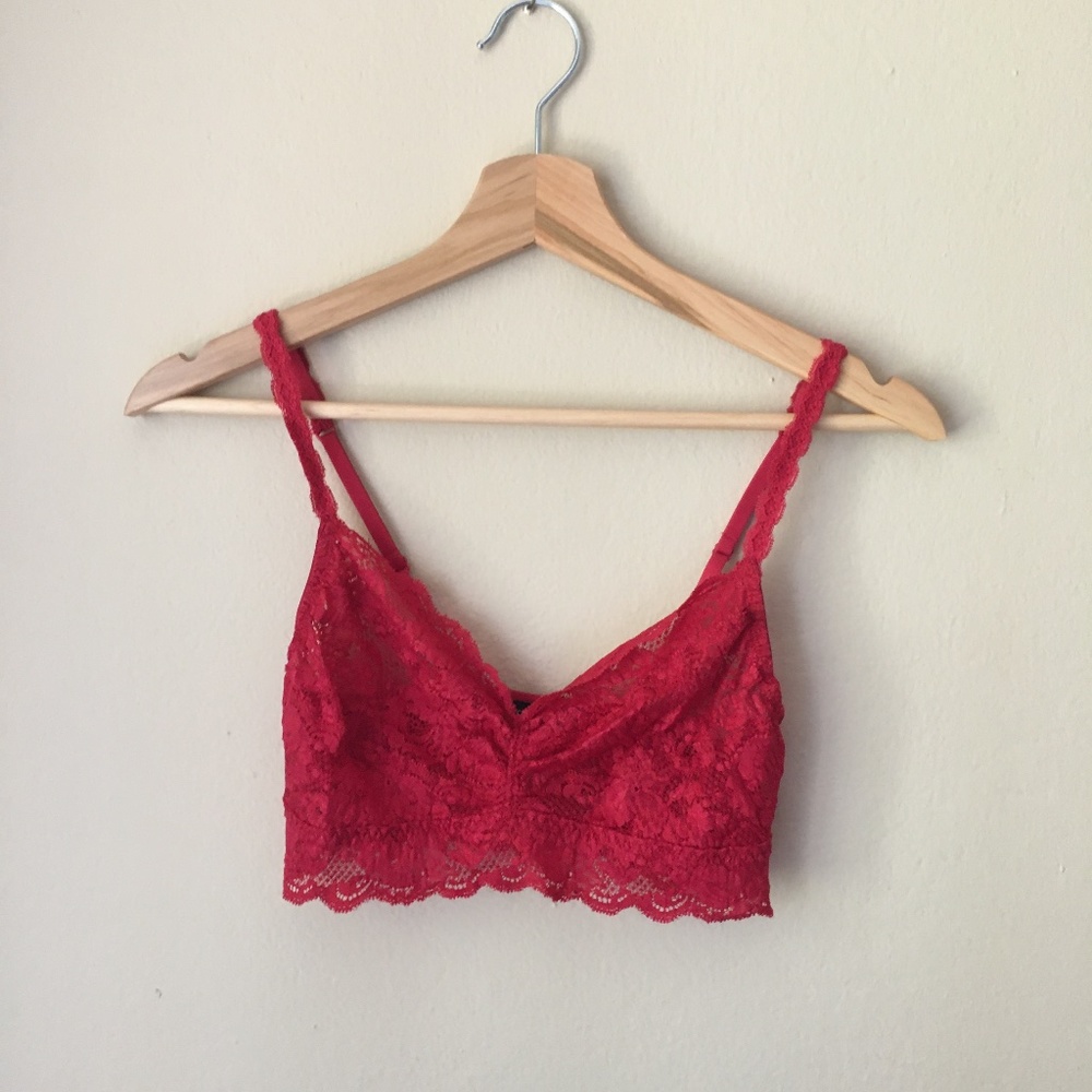 Cosabella 'Never Say Never Sweetie' Bralette - Red - size Medium